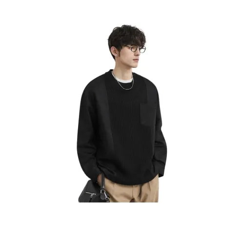 EARL JOEL Китайский стиль Черный Унисекс Свитшоты