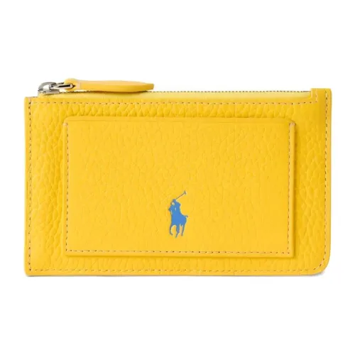 Polo Ralph Lauren Polo Pony Телячья кожа Кошелек Женские Canary Yellow