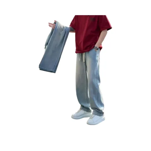 BLACK AT Унисекс Джинсы