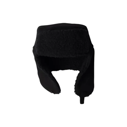 PRADA Шерсть Шапка-ушанка Мужская Черная