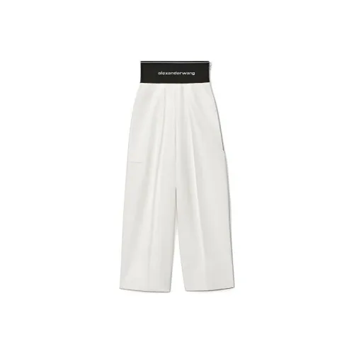 alexander wang Белые Женские Повседневные Брюки