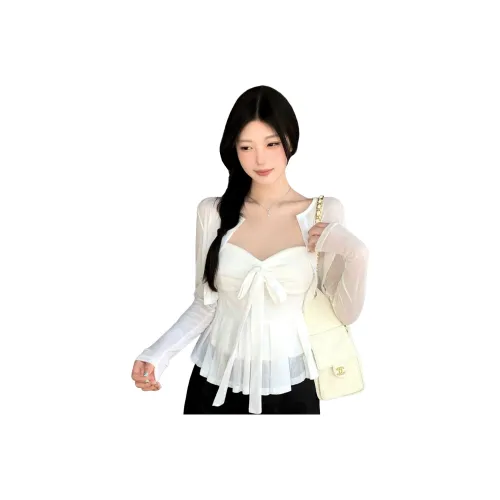 MTHE Белый Женские Повседневные Костюмы