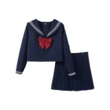 Красный арочный комплект с длинным рукавом