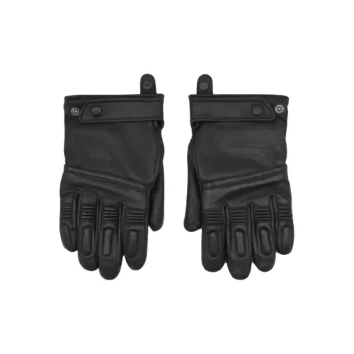 MM6 MAISON MARGIELA Спортивные перчатки из кожи мужские черные