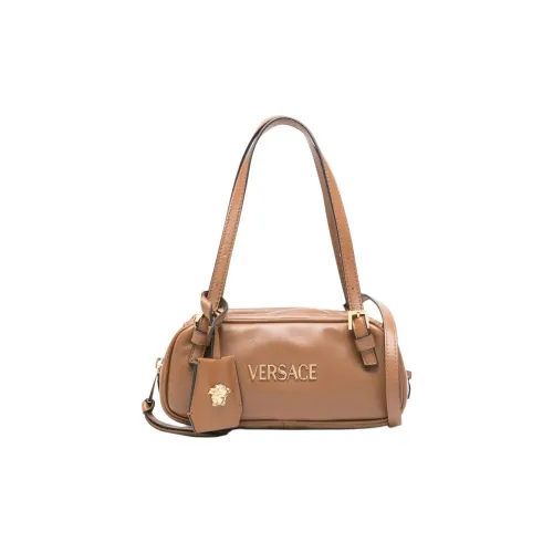 VERSACE Lambskin Bag Women's Brown