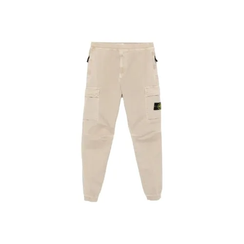 STONE ISLAND Бежевые Мужские Карго Брюки