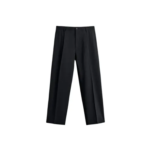 ZARA Глубокий морской синий Мужские брюки для костюма