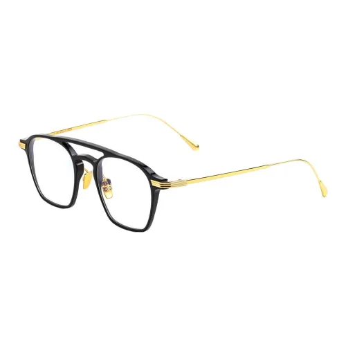 Cutler and Gross Металл Квадрат Оправы для очков Унисекс Черный