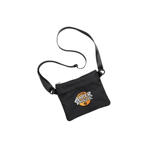 LINING × AAPER Ape Legion Deception Theme Коллаборация Badfive Ткань Сумка через плечо Унисекс Черный