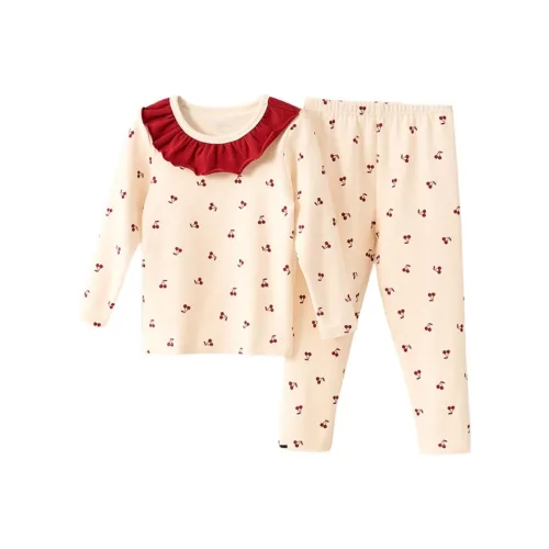 Bejirog Женский пижамный комплект Внутренний слой Домашняя одежда С рюшами на подоле Утолщенный Термический Ночной халат