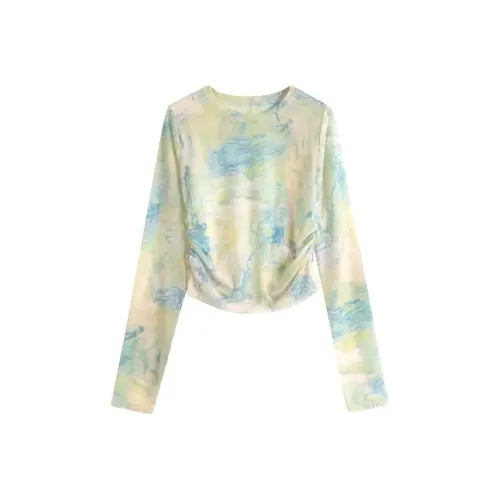 Giyu Светло-зеленые женские футболки T