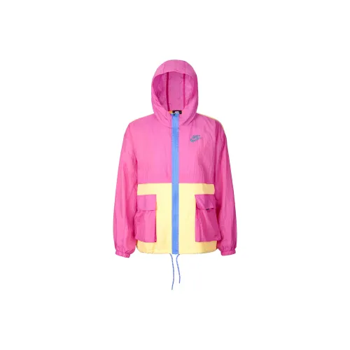 Nike Sportswear Icon CLASH Куртка Женская Пламя Розовая