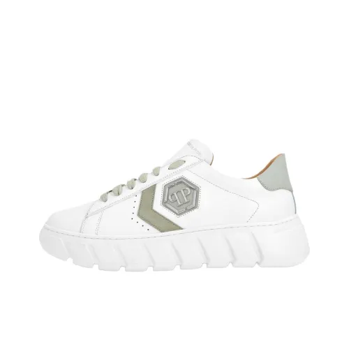 PHILIPP PLEIN Hexagon Low Топ Повседневная обувь Унисекс Белый