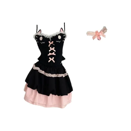 SEAR OFFICIAL Черный Женские Комплекты с Юбкой