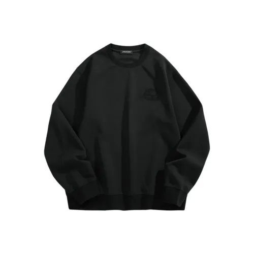 PEACEBIRD MEN Мода Черный Круглый вырез Пуловер Свитшот Мужской