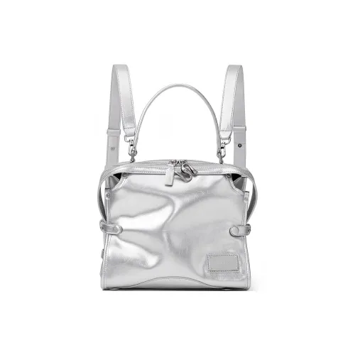 MCMIKO Рюкзак из коровьей кожи Women's Silver