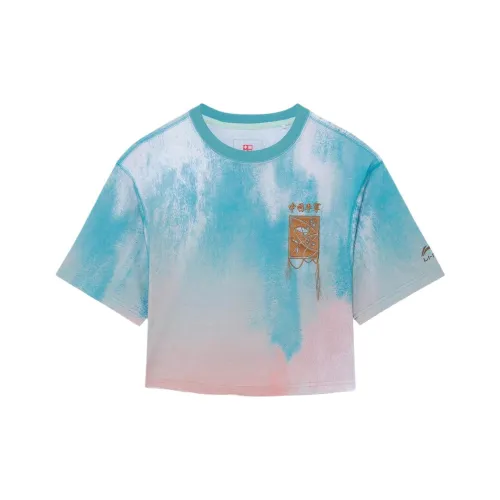 LINING Verdant Leaf Зеленый Женские T-рубашки