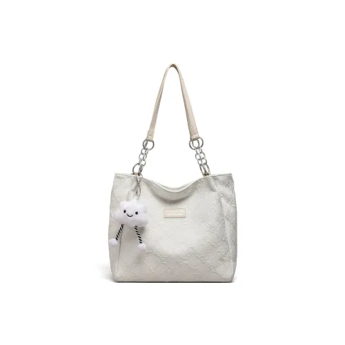 PT'SON Ткань Портативный Подмышечный Сумка на плечо Обычный Женская Белая