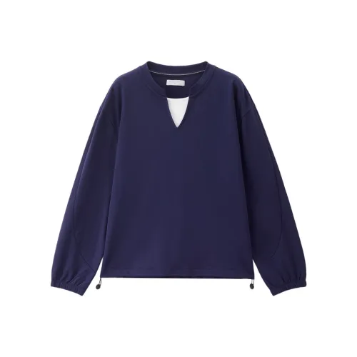 Giordano 13 Стальной Синий Женский Свитшот