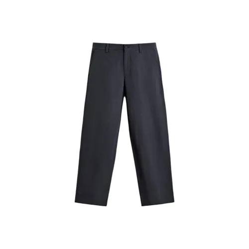 ZARA Глубокий морской синий Мужские Повседневные Штаны