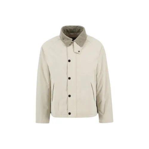 BARBOUR Белый Мужской Куртки