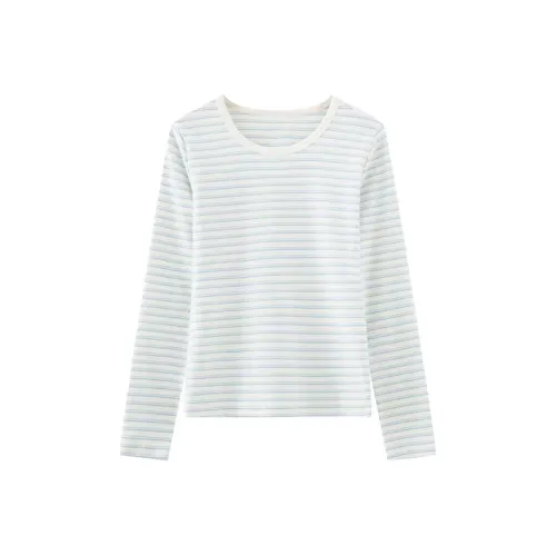 Pear 13 Элегантность Повседневный 100% хлопок T-рубашка Женская