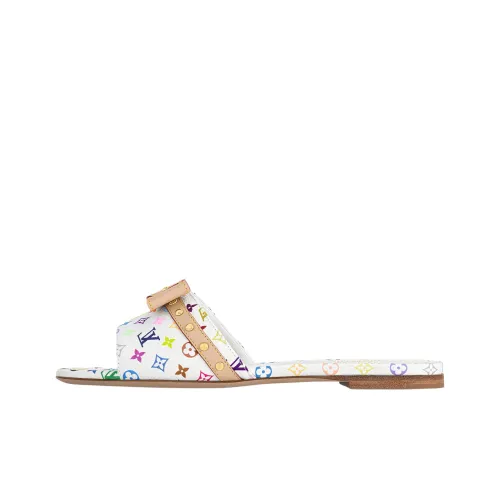Takashi Murakami x LOUIS VUITTON 6AM Слипоны Женские Белые