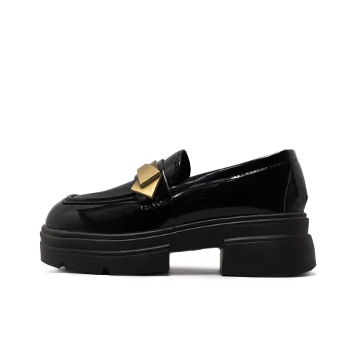 Be Good Винтаж Британский стиль Элегантность Элегантный Преппи стиль Универсальный Коммутирование Лоферы 5 см Женские Подарочный набор в коробке