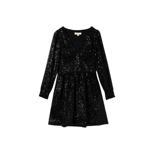 MICHAEL KORS Длинное платье с длинными рукавами женское