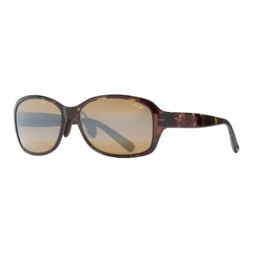Maui Jim Оливковый Tortoise Нерегулярная форма Солнцезащитные очки Унисекс Черепаховый