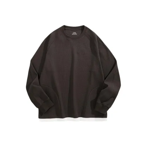 PEACEBIRD MEN Модный Свободный крой Осенний Текстурный Толстовка Мужской