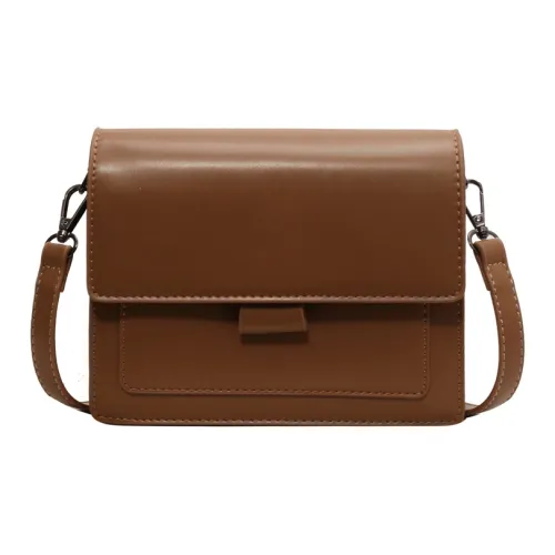 PINK·LAND ПУ (полиуретан) Сумка через плечо Большая Женская Абрикос Коричневый Кофейный Черный