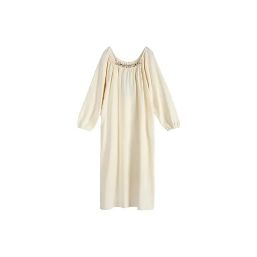 XUANJING 64349 Кремовый Белый Женские Ночные сорочки