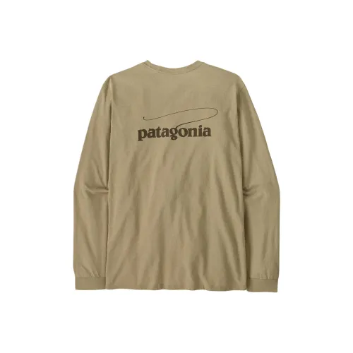 Патагония Responsibili Casting Логотип Tee T Рубашка Мужская