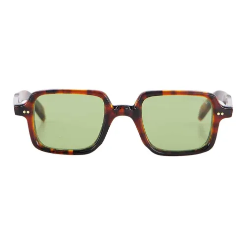 Cutler and Gross Ацетат Квадратные Солнцезащитные очки Унисекс Черепаховый