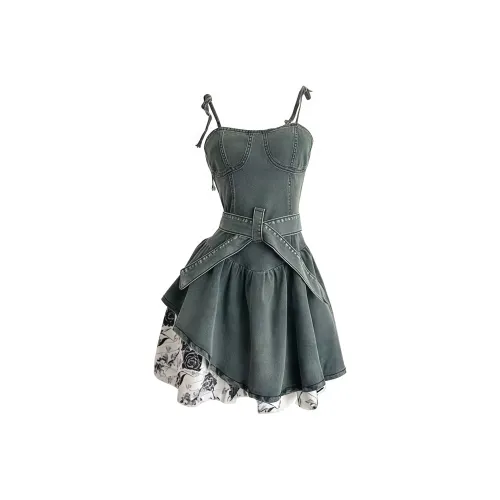 SEAR OFFICIAL Джинсовый синий Женские Слиплатья