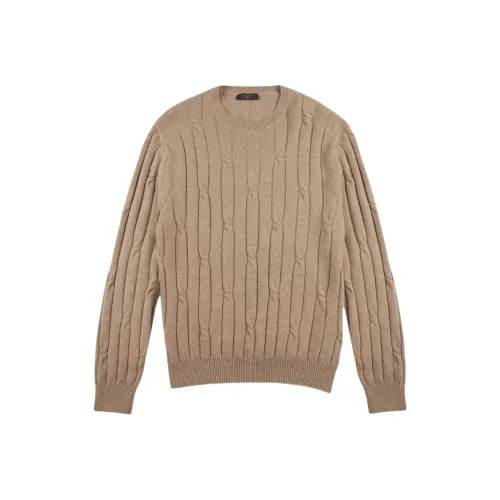 Zanone Khaki Мужские Свитера