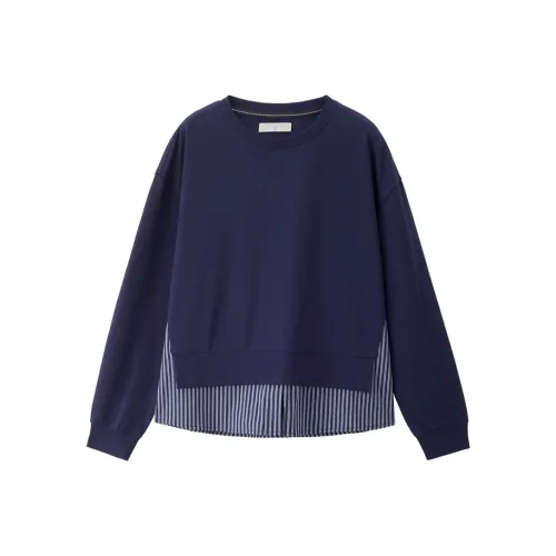 Giordano 13 Стальной Синий Женский Свитшот