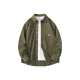 Армейский зеленый (Коричневый логотип на груди, цвет печенья)