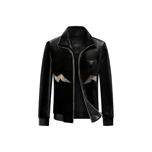 SENJIALUO Черные Мужские Куртки