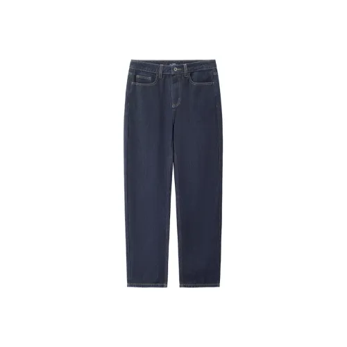 Giordano 28 Темно-синий Синий Женские Джинсы