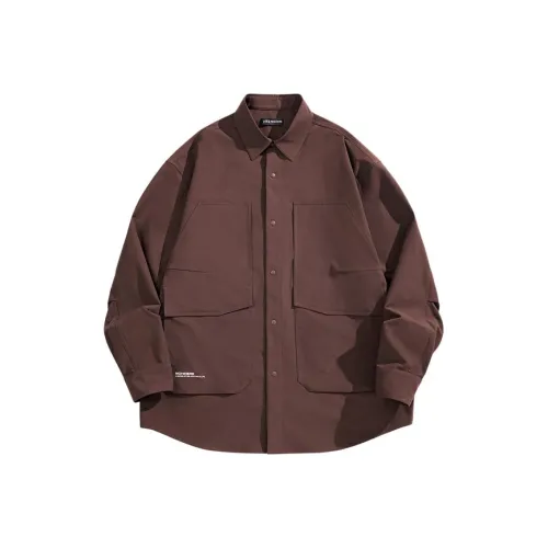 PEACEBIRD MEN Модный Свободный крой Четыре Пути Эластичная Рубашка Карман Мужская Рубашка