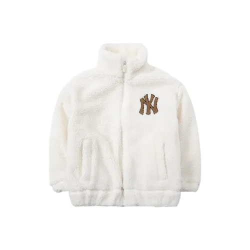 Куртка MLB Base Logo New York Yankees FW23 Белая Детская
