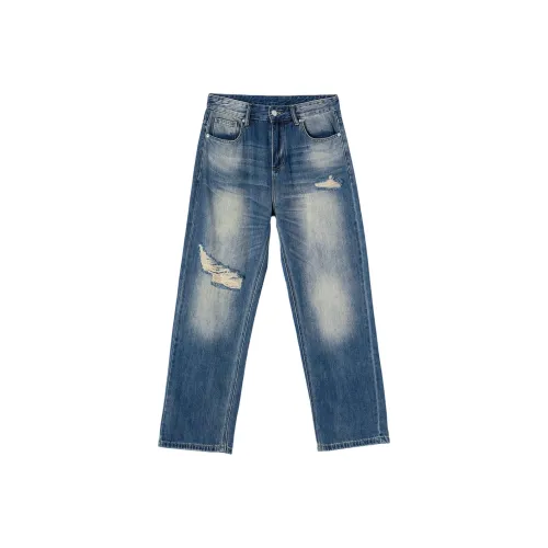 Fingercroxx Blue Unisex Jeans Фингеркрокс Синий Унисекс Джинсы