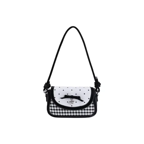 DIFFERENT FACES ПУ (полиуретан) Сумка через плечо Стандартная Женская Черная