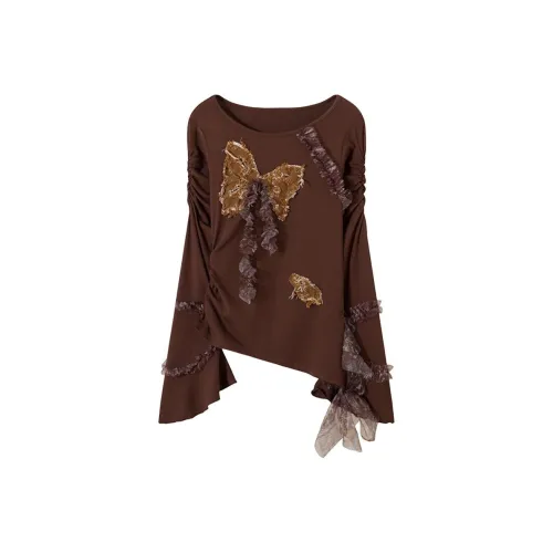 CHARM GLOW Кофе Женские T-рубашки