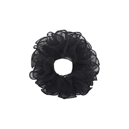 ROYALSASA Шелковый шифон искусственный кристалл резинка для волос женский