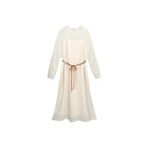 MJ STYLE Длинное платье с длинными рукавами женское