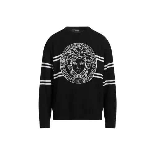 VERSACE FW23 Свитер Мужской Черный