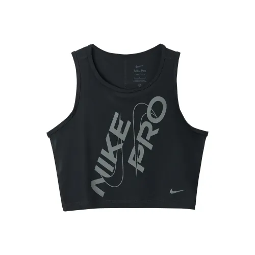 Nike Черные Женские Спортивные Майки Без Рукавов